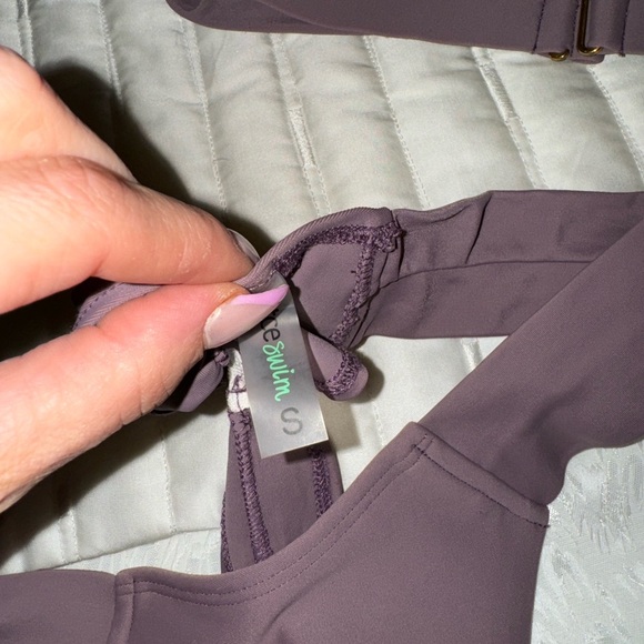 Montce taupe purple bikini set - Picture 5 of 6